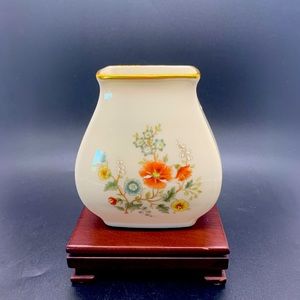Vtg Lenox Event Vase Morning Blossom 24K Gold EUC